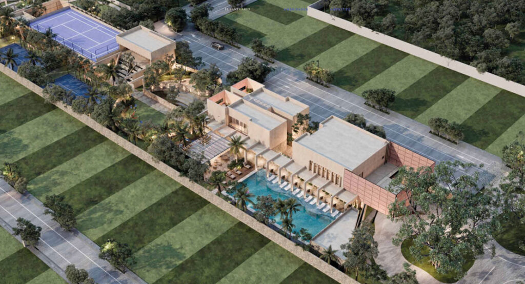 amenidades-riviera-maya-urbanizacion Instalaciones complejo urbano de lujo en Playa del Carmen