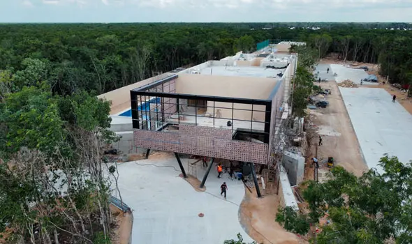 desarrollo-residencial-inversion-bienes-raices Avance de obra de un desarrollo en Playa del Carmen